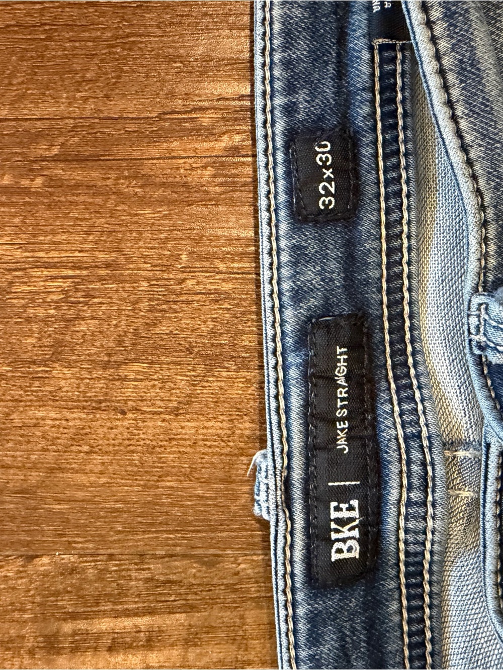 BKE Jake Straight 32x30 Stretch Jeans